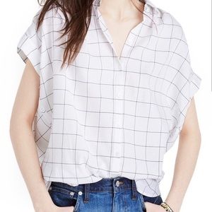 Madewell windowpane shirt
